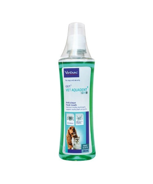 Virbac Aquadent Pet Mouthwash 250ML The Pet & Tack Shop