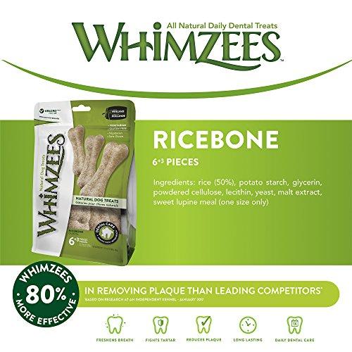 Whimzees Rice Bone 9pc Dog Dental Treats The Pet & Tack Shop