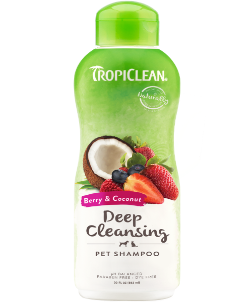 Tropiclean Gentle Berry & Coconut Shampoo 355ml The Pet & Tack Shop