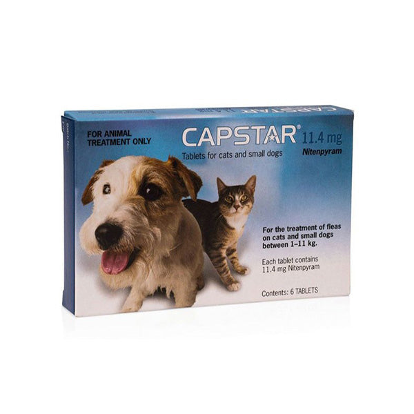 CAPSTAR 11.4MG 6'S FLEA TREATMENT FOR SMALL CATS AND DOGS The Pet
