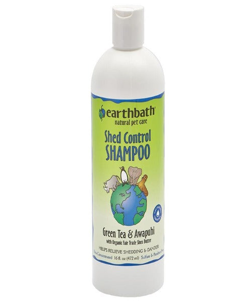 Earthbath Shed Control Shampoo Green Tea & Awapuhi The Pet & Tack Shop