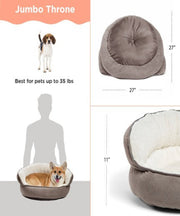 Best Friends by Sheri Throne Ilan Dog & Cat Bed