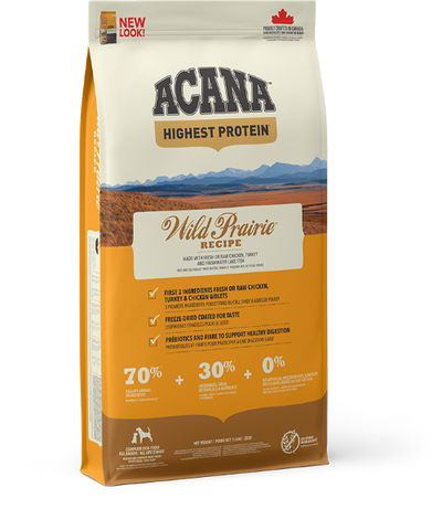 Acana Regionals  Highest Protein Wild Prairie Recipe Dog Food - The Pet & Tack Shop