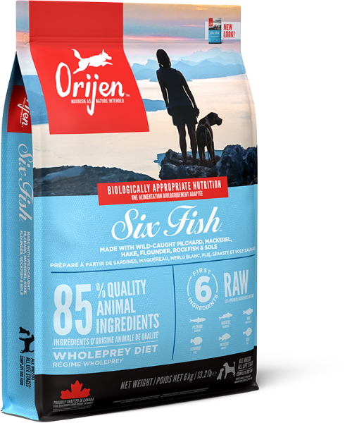 Orijen Six Fish Dog Food - The Pet & Tack Shop