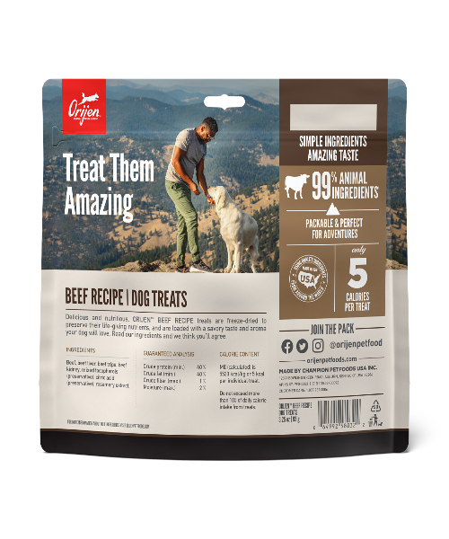 Orijen Ranch-Raised Beef Freeze-Dried Dog Treats