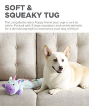 Charming Pets Longidudes Unicorn Dog Toy