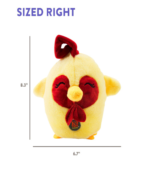 Charming Pets Poppers Chicken Dog Toy