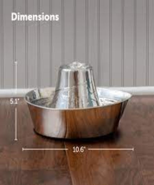 Drinkwell Streamside Stainless Steel Pet Fountain 1.8L