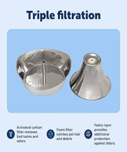 Drinkwell Streamside Stainless Steel Pet Fountain 1.8L