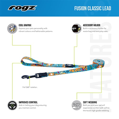 Rogz Fusion Classic Dog Lead