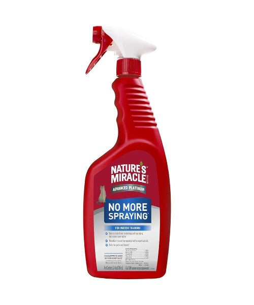 Nature's Miracle Cat No More Spraying Stain and Odor Remover Spray with Repellent 709mL