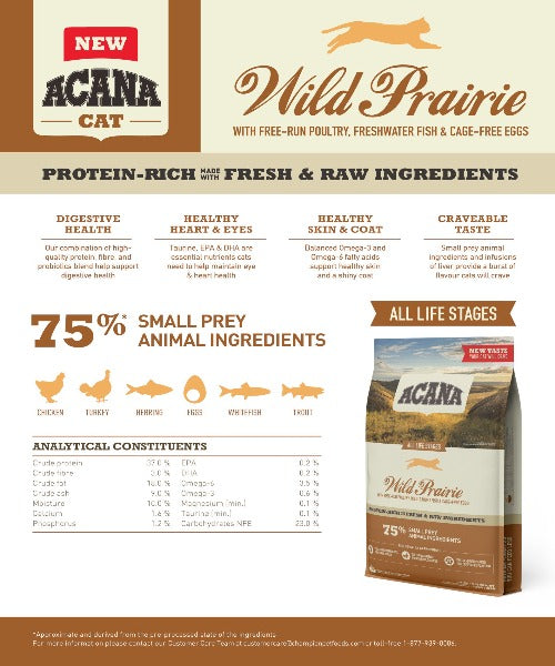 Acana Highest Protein Wild Prairie Cat Food - Main Image