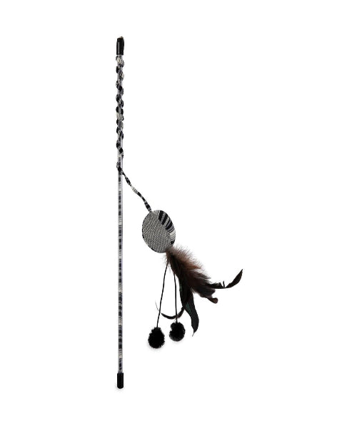 JW Cataction Ball With Wand Cat Toy - The Pet & Tack Shop