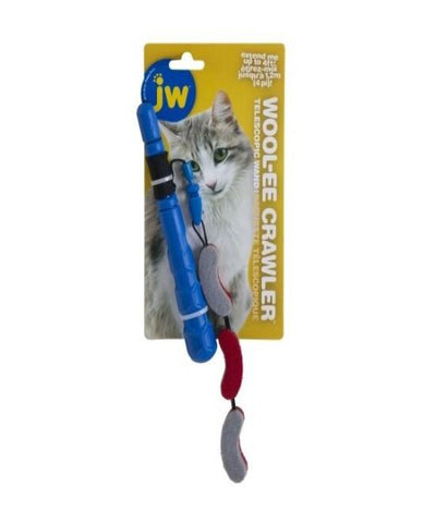 JW Cataction Telescopic Felt Crawler Cat Toy - The Pet & Tack Shop