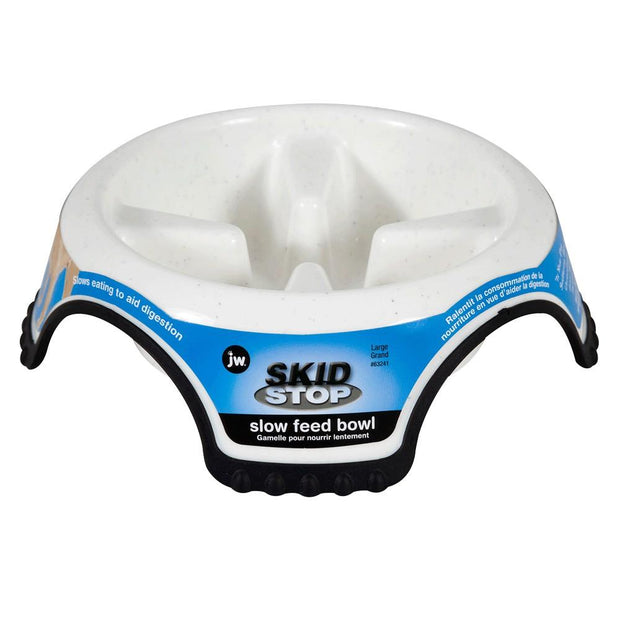JW Skid Stop Slow Feed Dog Bowl - The Pet & Tack Shop