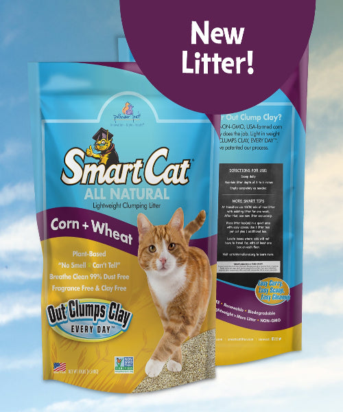 SmartCat Natural Clumping Litter Corn and Wheat - The Pet & Tack Shop