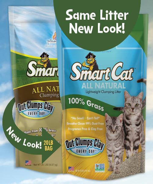 SmartCat Natural Clumping Litter 100% Grass - The Pet & Tack Shop