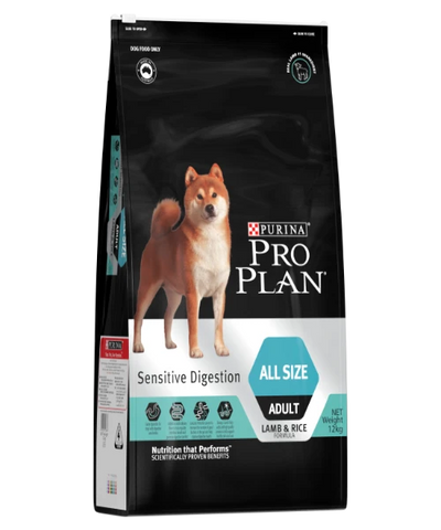 Purina Pro Plan Sensitive Digestion Adult Dog Food All Sizes 12KG