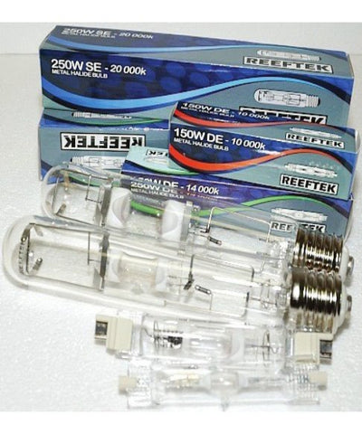 REEFTEK 250W Metal Halide Aquarium Lighting Bulbs