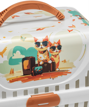 Moderna Trendy Runner Pet Carrier Spring Lock Door