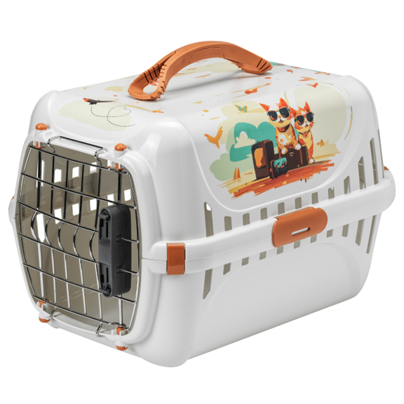 Moderna Trendy Runner Pet Carrier Spring Lock Door