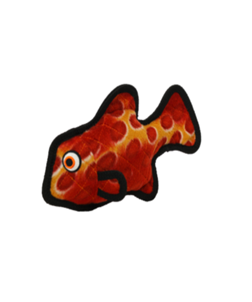 Tuffy Ocean Red Fish Dog Toy