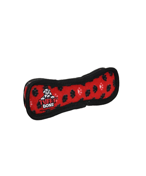 Tuffy Red Bone Dog Toy