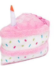 Zippy Birthday Cake Squeaker Dog Toy