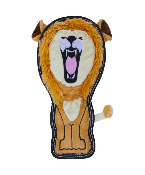 Outward Hound Tough Seamz Lion Dog Toy - Pet Mall