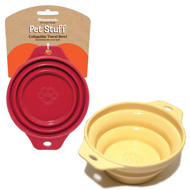 Rosewood Collapsible Travel Bowls - Pet Mall