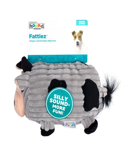 Outward Hound Fattiez Cow Dog Toy - Pet Mall