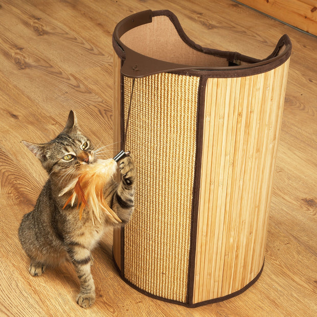 Rosewood Bamboo Cat Tower - Pet Mall