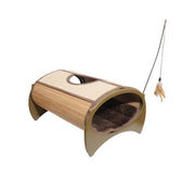 Rosewood Bamboo Cat Pod - Pet Mall