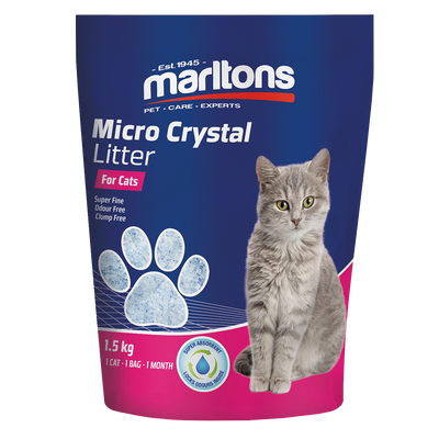Marltons Cat Litter Micro Crystals 1.5Kg
