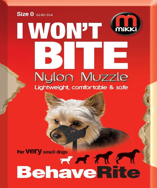 Mikki Nylon Muzzles for Dogs