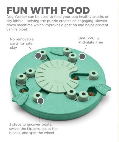 Nina Ottosson Dog Worker Green Dog Toy