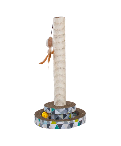 Petstages Scratch and Play Tower Track Cat Scratcher - Pet Mall
