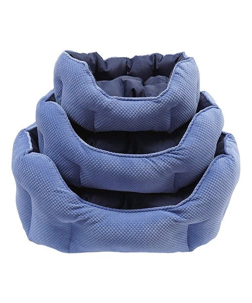 Rosewood Quilted Navy Water-Resistant Beds - Pet Mall
