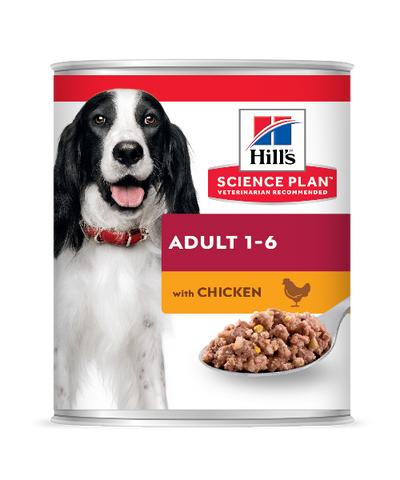 Hill's Science Diet Chicken Canned Adult Dog Food 370 g x 12 - Pet Mall