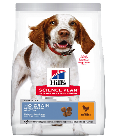 Hill's™ Science Plan™ No Grain Medium Chicken Adult Dog Food - Pet Mall