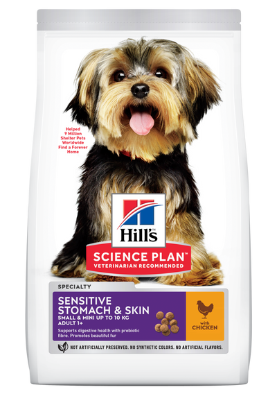Hills™ Science Plan™ Canine Adult Sensitive Stomach & Skin Small & Mini Chicken - Pet Mall