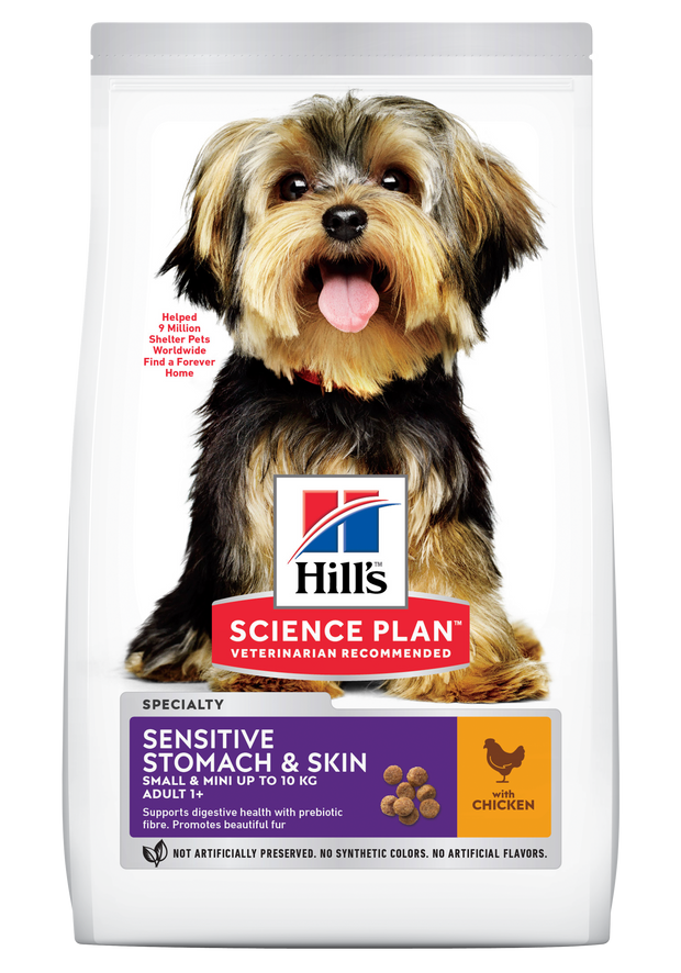 Hills™ Science Plan™ Canine Adult Sensitive Stomach & Skin Small & Mini Chicken - Pet Mall