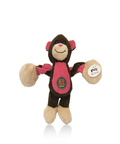 Charming Pets Baby Pulleez Monkey Dog Toy