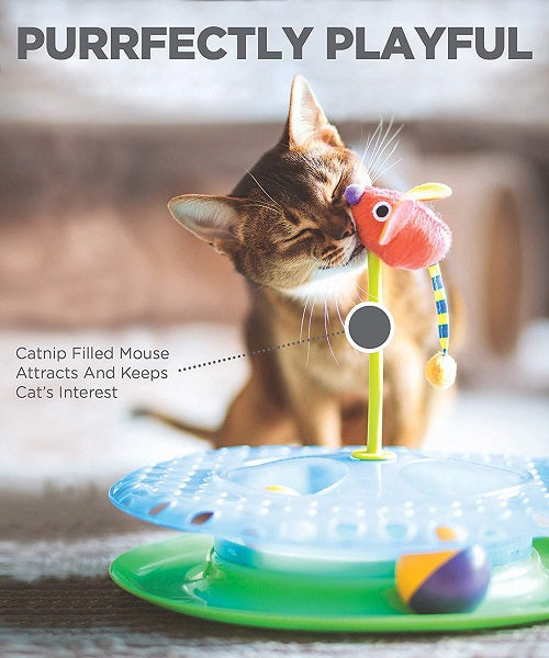 Petstages Cheese Chase Cat Toy – The Pet Tack Shop