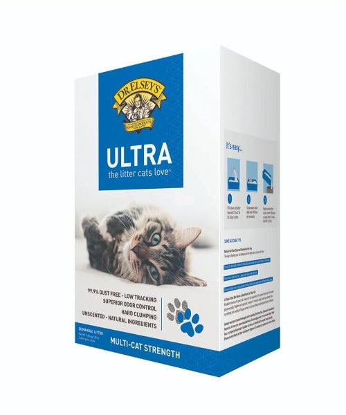 Dr Elsey's Unscented and HardClumping HypoAllergenic Cat Litter The