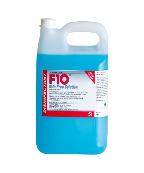 F10 Skin Prep Solution Disinfectant 5L