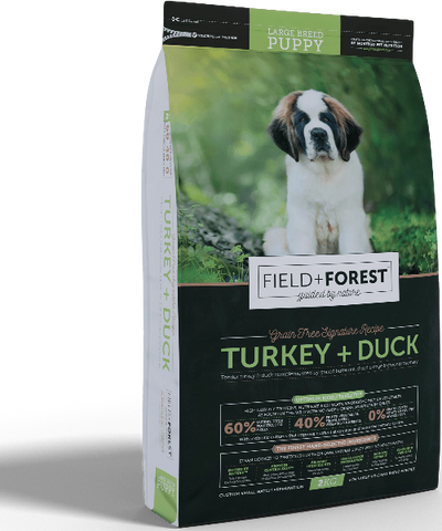 Field & Forest Turkey + Duck Large Breed Puppy Grain Free - Pet Mall 