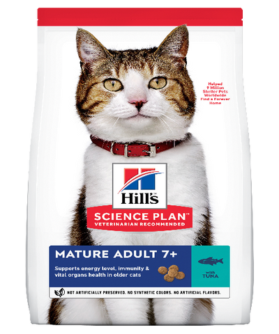 Hill's™ Science Plan™ Mature Adult 7+ Tuna Cat Food 1,5 KG - Pet Mall