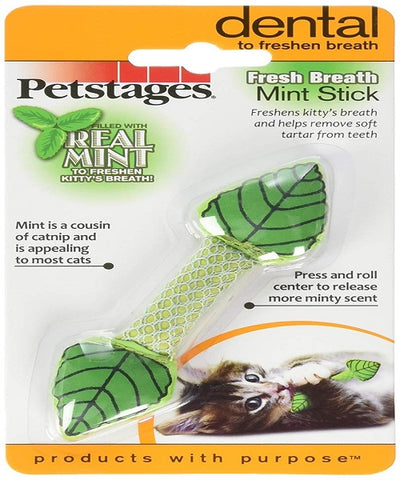 Petstages Fresh Breath Mint Stick Cat Toy - Pet Mall