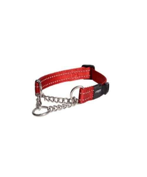 Rogz Utility Obedience Half-Check Control Chain Dog Collar – The Pet ...